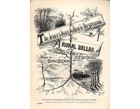 7845 | The Leaves have fallen to the Ground - A Rural Ballad - Musical Bouquet No. 6944