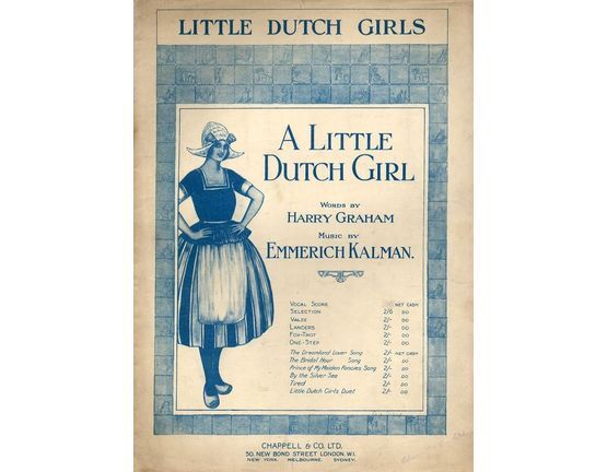 7857 | Little Dutch Girls - From "A Little Dutch Girl" - For Piano and Voice