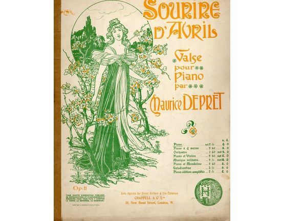 7857 | Sourire d'Avril - Valse pour Piano - Op. 11