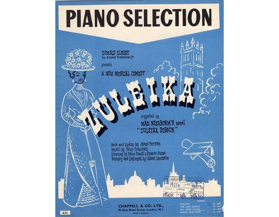 7857 | Zuleika - Piano Selection from the Donmar Production Ltd. Musical Comedy