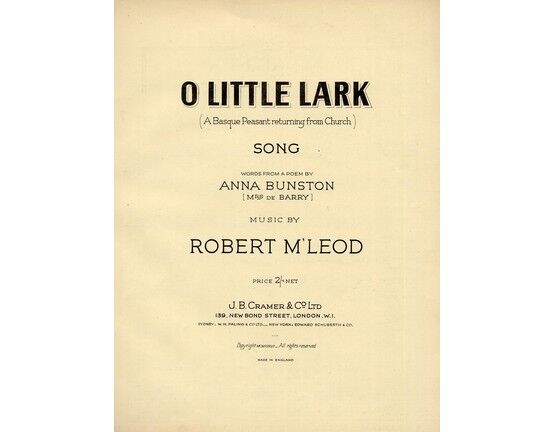 7862 | O Little Lark - Song