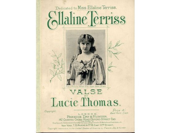 7867 | Ellaline Terriss - Valse - For Piano Solo - Dedicated to Miss Ellaline Terriss