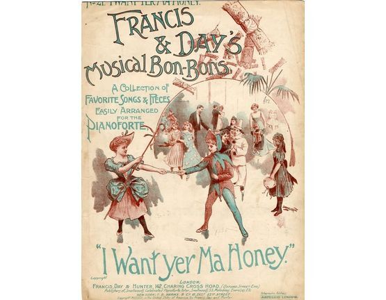 7867 | I Want yer Ma Honey (Miss Ellaline Terriss) - Francis & Day's Musical Bon-Bons Series
