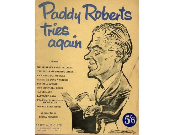 7908 | Paddy Roberts Tries Again - For Voice, Piano or Guitar