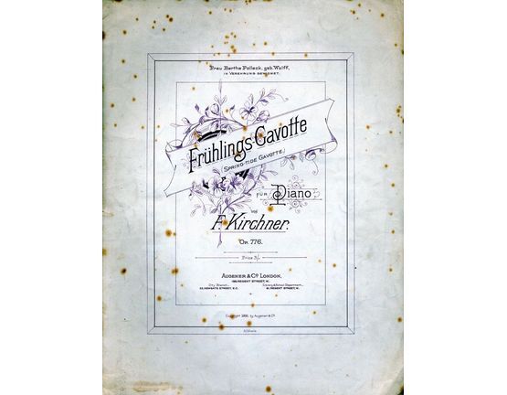 7915 | Fruhlings Gavotte (Spring Tide Gavotte) for Piano - Op. 776