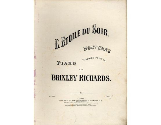 7970 | L'Etoile du Soir - Nocturne for Piano Solo