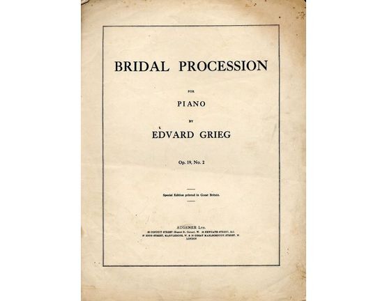 7977 | Bridal Procession For Piano - Op. 19 - No. 2