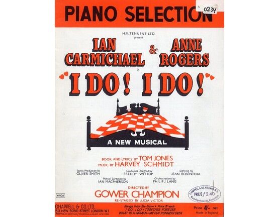 7979 | I Do! I Do! - Piano Selection - A New Musical with Ian Carmichael and Anne Rogers