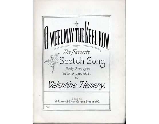 7999 | O Weel May the Keel Row - The favourite scotch song