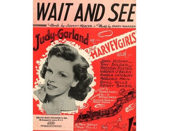 8063 | Wait and See - Song from the picture "The Harvey Girls" - Sung by Kenny Baker - Featuring Judy Garland