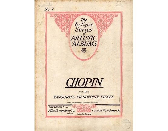 8069 | Chopin - Volume One - The Eclipse Series of Artistic Albums No. 7 - Favourite Pianoforte Pieces