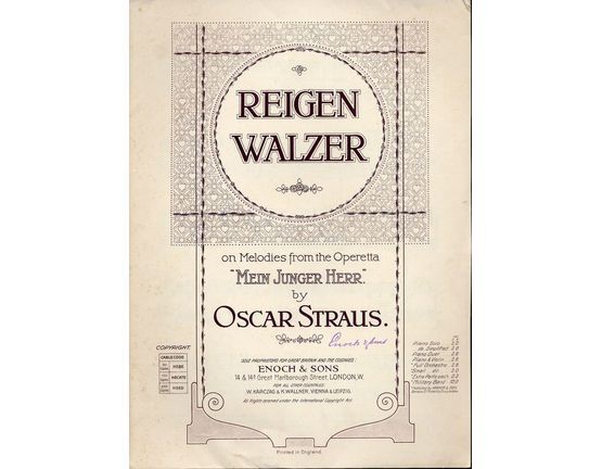 8102 | Reigen Walzer - On Melodies from the Operetta "Mein Junger Herr"