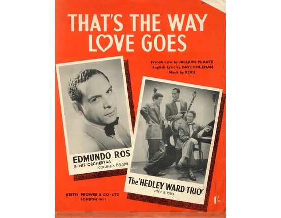 8125 | That's the way Love goes - Featuring Edmundo Ros and the Hedley Ward Trio