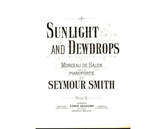 8158 | Sunlight and Dewdrops - Morceau de Salon for the Pianoforte - Plate No. 31163