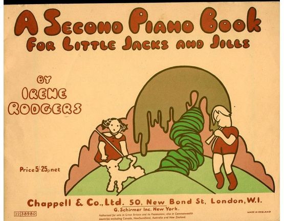 8167 | A Second Piano Book For Little Jacks and Jills