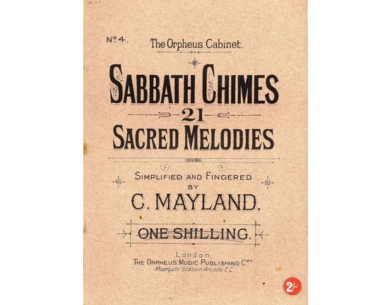 8186 | Sabbath Chimes - 21 Sacred Melodies - The orpheus Cabinet No. 4