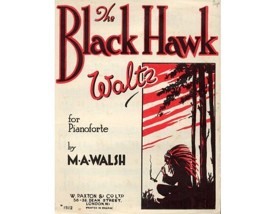 8190 | Black Hawk Waltz - For Pianoforte