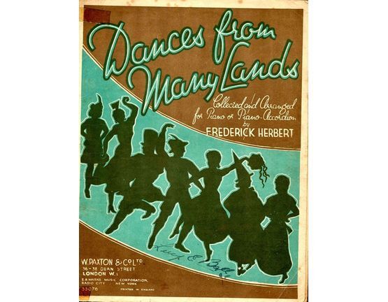 8190 | Dances from Many Lands - For Piano and Piano-Accordion