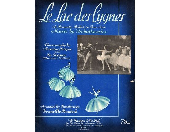 8190 | Le Lac des Lygner -The Swan Lake - A romantic Ballet in Four Acts - Illustrated Edition
