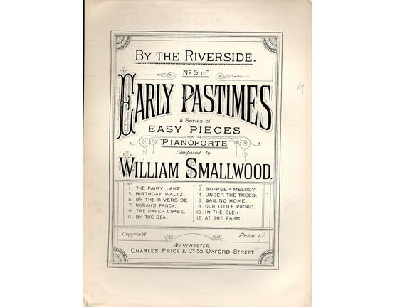 8209 | By the riverside - No. 5 of "Early Pastimes" - A Series of easy pieces for the Pianoforte