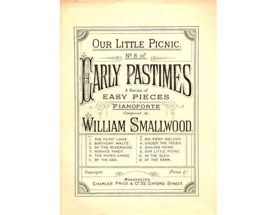 8209 | Our Little Picnic - No. 8 of Early Pastimes a series of easy pieces for the Pianoforte