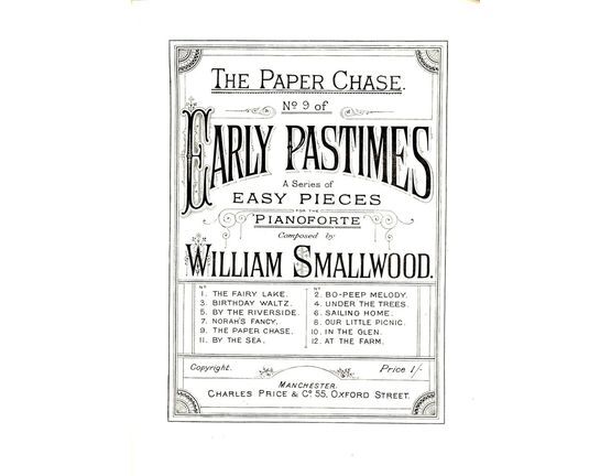 8209 | The Paper Chase - Early Pastimes Series of easy Piano pieces No. 9