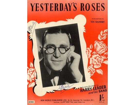 8236 | Yesterday's Roses - Song Featuring Harry Leader