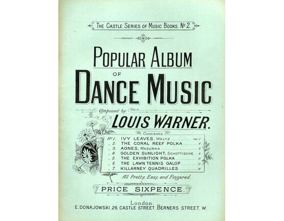 8237 | Popular Album of Dance Music - The Castle Series of Music Books No. 2 - All Pretty, Easy and Fingered