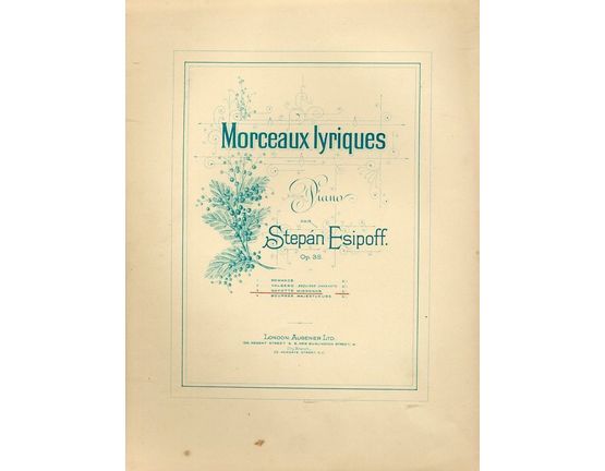 8240 | Gavotte Mignonne - Pour Piano - Op. 35  - Morceaux lyriques series No. 3