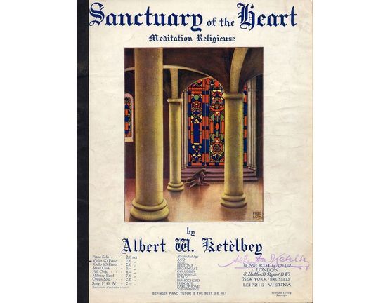 8259 | Sanctuary of the Heart - Meditation Religieuse - For Piano and Violin