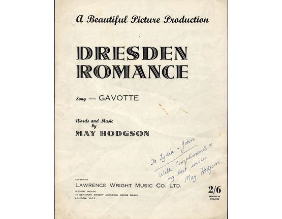 8261 | Dresden Romance - Gavotte - A Beautiful Picture Production