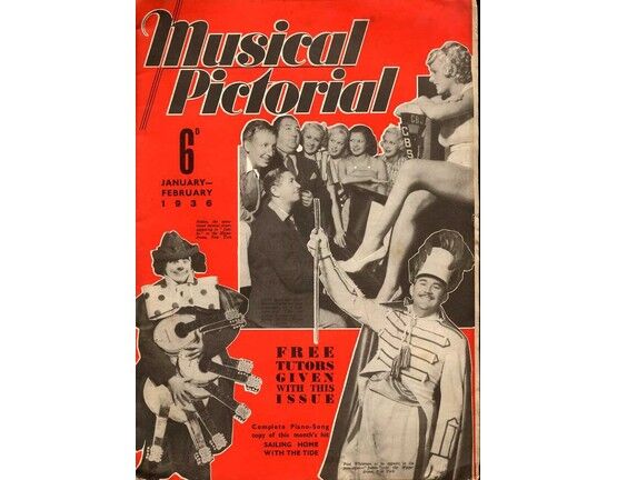 8261 | Musical Pictorial - January / February 1936 - Featuring "Robins" the Musical Clown, Harry Revel, Mark Gordan and Paul Whiteman