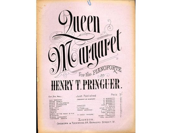 8278 | Queen Margaret - For the Pianoforte