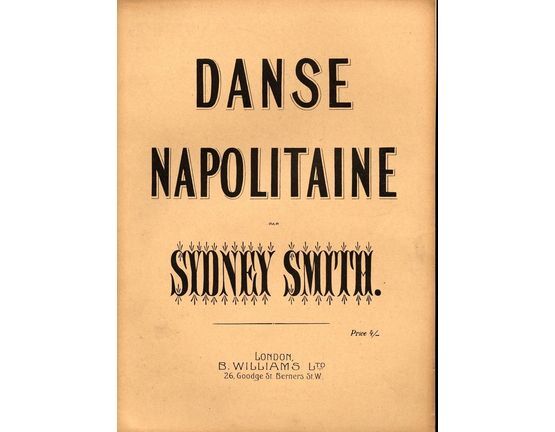 8292 | Danse Napolitaine - Morceau de concert pour piano - Op. 33 - Dedicated to Miss Euhemia Willis Fleming