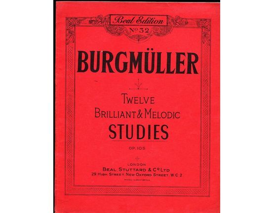 8310 | Twelve Brilliant and Melodic Studies - Op. 105 - Beal Edition No. 32