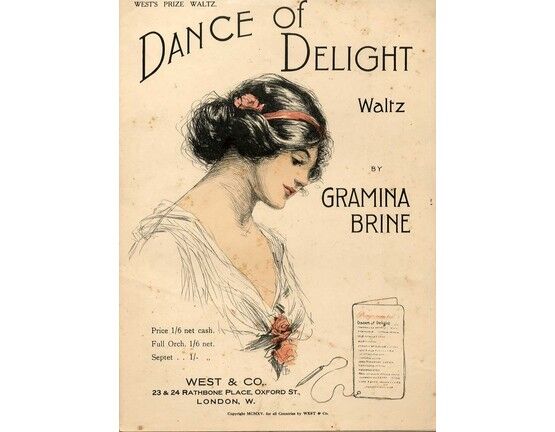 8342 | Dance of Delight - Waltz - Piano Solo