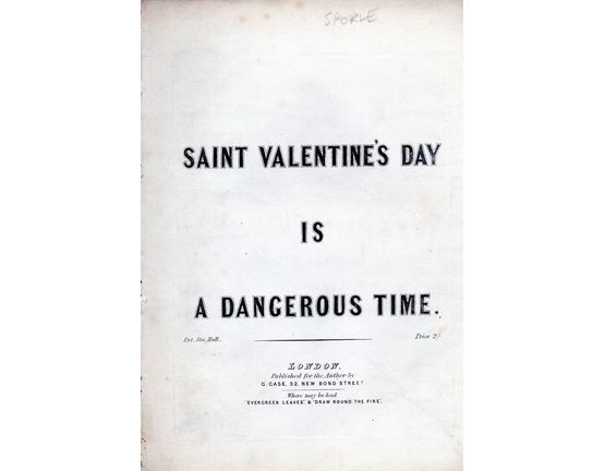 8370 | Saint Valentine's Day is a Dangerous Time