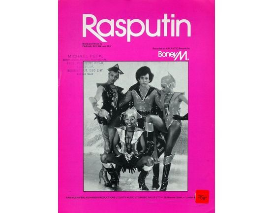 8406 | Rasputin - Featuring Boney M