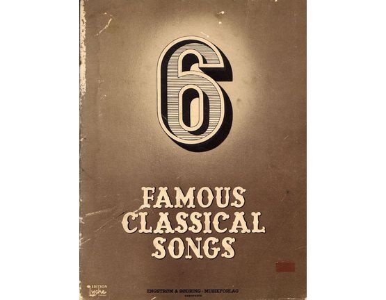 8589 | 6 Famous Classical Songs - Lyche Norway Edition - Engstrom & Sodring - Musikforlag
