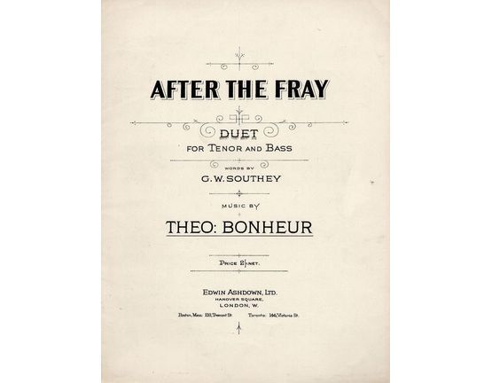 8860 | After the Fray - Duet for Tenor and Bass