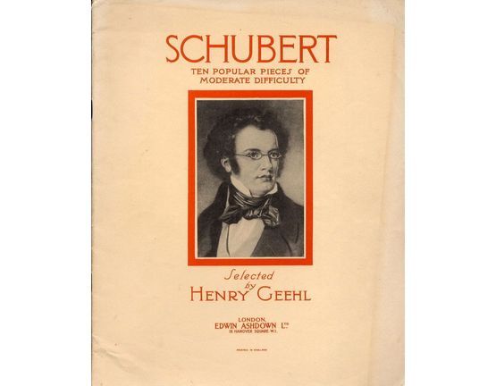 8860 | Schubert - Ten popular pieces of moderate difficulty, for the piano