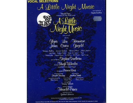8871 | A Little Night Music - Vocal Selections From The Show Including Photographs