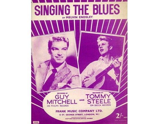 8875 | Singing the Blues - Song - Featuring Guy Mitchell & Tommy Steele