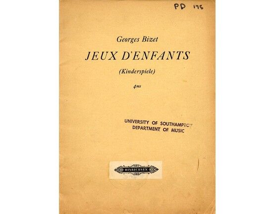 8932 | Bizet - Jeux D'Enfants (Kinderspiele) - Piano Duet - Op.22