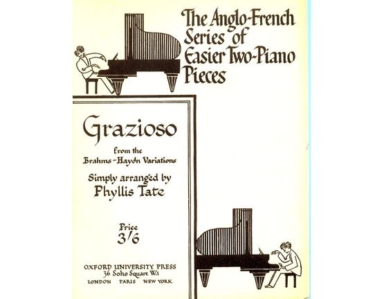 9158 | Grazioso - For Two Pianos - From the Brahms Haydn Variations