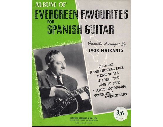 9178 | Album of Evergreen Favourites for Spanish Guitar