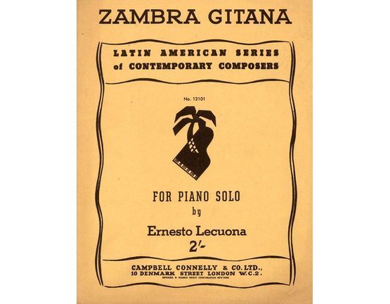 9178 | Zambra Gitana - Piano Solo