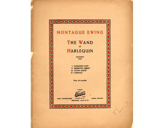 9260 | Montague Ewing - The Wand Of Halrequin - Piano Solo