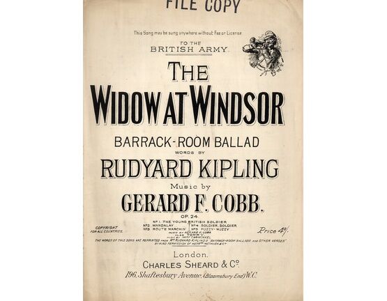 9273 | The Widow At Windsor - Barrack Room Ballad