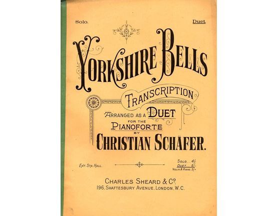 9273 | Yorkshire Bells - Transcription arranged as a Duet for the Pianoforte